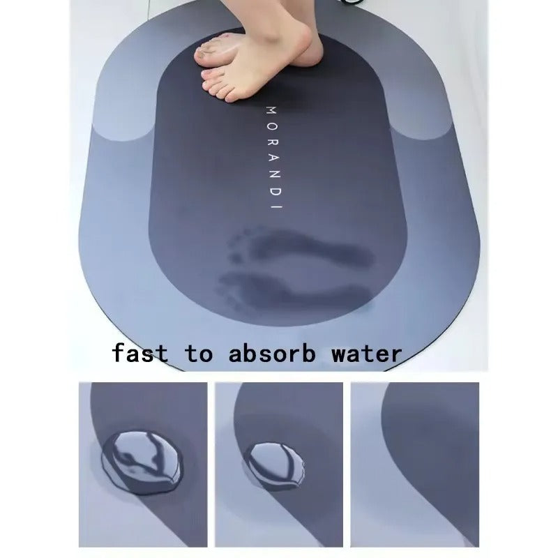 OLVIDA LAS CAIDAS EN TU BAÑO Y COCINA, TAPETE ULTRA ABSORBENTE