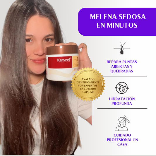 De cabello seco y quebradizo a una melena sedosa en minutos